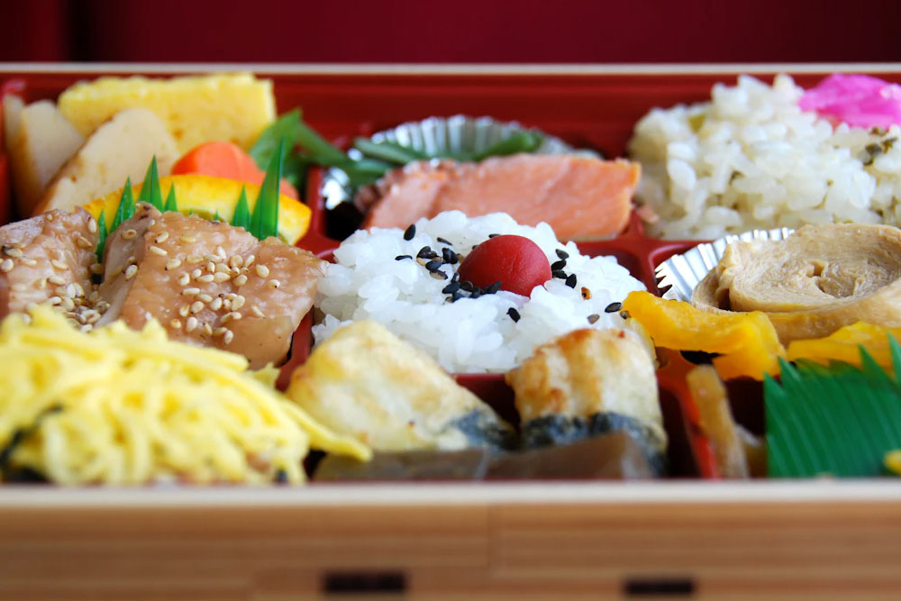 Bentos-präsentieren